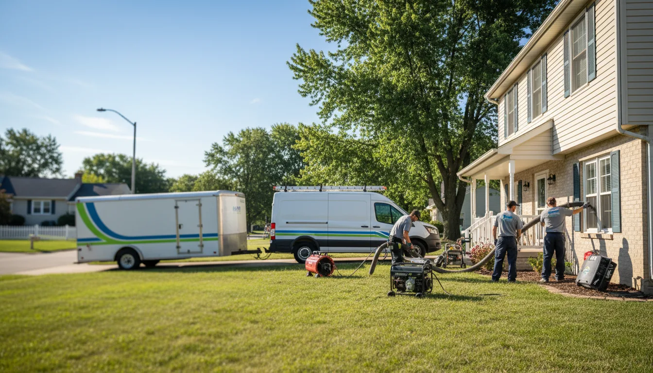 Flooded Basement Restoration And Cleanup With Repair in Negley, OH near me